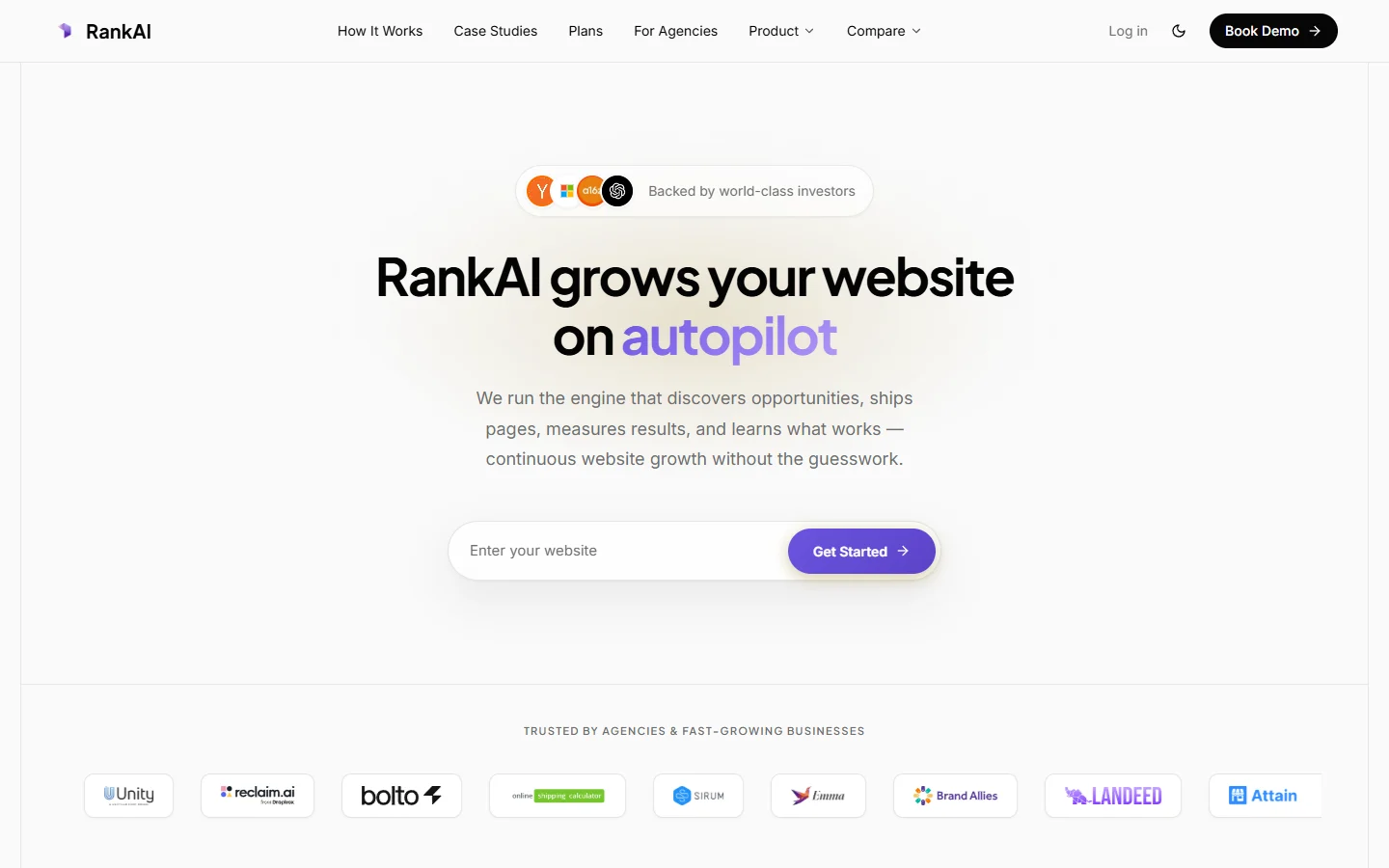 Rankai homepage
